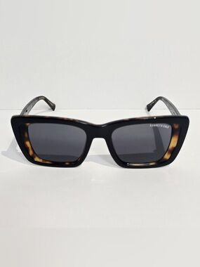 Kenneth Cole New York KC00027 Cat-Eye Sunglasses with Pouch - Tortoise